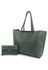 Bolsa Saco Grande Laura Verde Militar