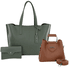 Kit Yasmin Verde Militar + Chloe Caramelo