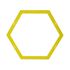 Argola Hexagonal de Agilidade Amarela - Consport