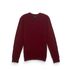 TRICOT MASCULINO TEXTURIZADO ALGODÃO BORDÔ GOLA CARECA - RHOUKER