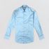 CAMISA COLARINHO ITALIANO CLASSICA SLIM FIT 100% ALGODÃO AZUL CLARO RHOUKER