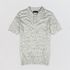 POLO TRICOT LEVE PONTO CORRENTE MESCLA BEGE