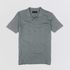 POLO TRICOT LEVE JAQUARD CINZA