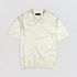 POLO TRICOT LEVE DETALHE GOLA OFF-WHITE