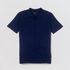 POLO TRICOT LEVE JAQUARD AZUL MARINHO
