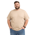 Camiseta Plus Size Bege