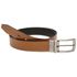 Cinto Dupla face Em Couro legitimo Premium Preto/Caramelo