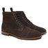 Bota Coturno Masculino Couro Cafe 