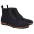 Bota Coturno Masculina Couro Marinho