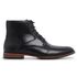 Bota Coturno Masculino Couro Pelica Preto