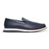 Sapato Casual Tokyo Masculino Couro Azul Escuro