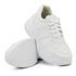 Tênis Casual Chuncky Perfurado Branco Sola Tratorada DKShoes