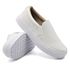 Slip On Calce Fácil Liso Branco DKShoes