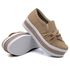 Slip On Nó Lateral Sola Alta Rosê DKShoes