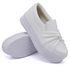 Slip On Nó Sola Alta Branco DKShoes