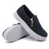 Slip On Calce Fácil Zíper Jeans DKShoes