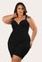 Macaquinho Modelador Plus Size Ritati em Cetinete Preto