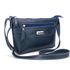 Bolsa Feminina Transversal Pequena em Couro Legitimo Azul