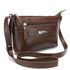 Bolsa Feminina Transversal Pequena em Couro Legitimo Café