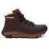 Bota Masculina Adventure Coturno Catpriime De Couro Com C.A Café c/ laranja