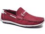 Mocassim Masculino em Couro Vinho Bordo