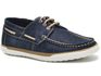 DOCKSIDE MASCULINO DE COURO NOBUCK AZUL MARINHO