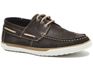 DOCKSIDE MASCULINO DE COURO NOBUCK MARROM