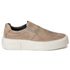 Sapato Masculino Couro Legítimo Sola Alta 6cm Everest Camurça Areia