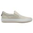 Sapato Casual Slip On Thrones Masculino em Couro Legítimo Off White