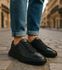 Tênis Masculino Casual Couro Legítimo Rio Allblack