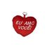 CHAVEIRO CORAÇÃO DE PELÚCIA 10 CM - EU AMO VOCÊ