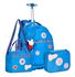 KIT MOCHILA RODINHA REBECCA BOMBOM AZUL - CLIO