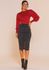 SAIA MIDI SUEDE