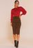 SAIA MIDI SUEDE
