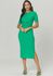 VESTIDO CANELADO MIDI