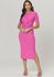 VESTIDO CANELADO MIDI
