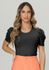 BLUSA MANGA PRINCESA CANELADA