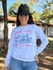 Moletom Feminino Long Live Cowgirls - Branco