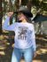 Moletom Feminono Western Grit - Branco