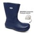 Bota Cano Longo Antiderrapante Marinho BB86 Com Biqueira Soft Works Bota De Segurança Epi