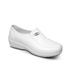 Sapato Lady Works Branco BB95 Soft Works Sapato de Segurança EPI Antiderrapante