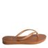 Chinelo de Dedo Caramelo Flop Palmilha Cobra