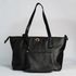 Bolsa Shopping Preta Couro Grande