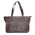 Bolsa Shopping Marrom Couro Grande