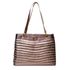 Bolsa Prata Velho Tote Couro Grande