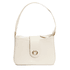 Bolsa Tiracolo Off White em Couro Pequena Mari
