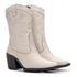 Bota Sândalo Feminina Texana Off White