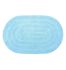 Tapete Allegro 40cm x 60cm Azul Céu Oval Kapazi