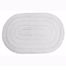 Tapete De Banheiro Allegro Oval 40x60cm Branco
