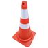 Cone de Sinalização Flexível 75cm Laranja e Branco 